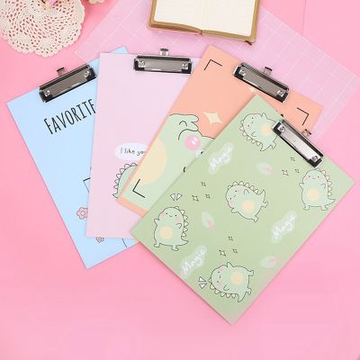 Cartoon A4 Clipboard File Folder Writing Pad Bag Filler Office School Stationary Supplies File Document Organizer