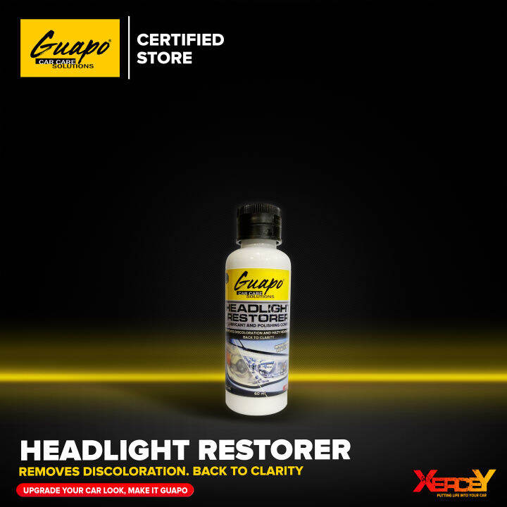 Guapo Headlight Restorer 2 in 1 Lubricant and Polishing Compound 60ml