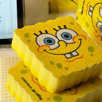 [Hot K] Kawaii Spongebobs ฟองน้ำเช็ดอะคริลิคอุปกรณ์ตกแต่งห้องการ์ตูนน่ารักชั้นระบายน้ำแผ่นขัดถูตุ๊กตาอะนิเมะของขวัญวันเกิด