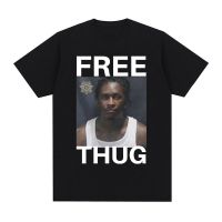 Rapper ฟรี Young Thug กราฟิกพิมพ์เสื้อยืดผู้ชายผู้หญิงแฟชั่น Hip Hop เสื้อยืดขนาดใหญ่ Gothic แขนสั้นเสื้อ T ...