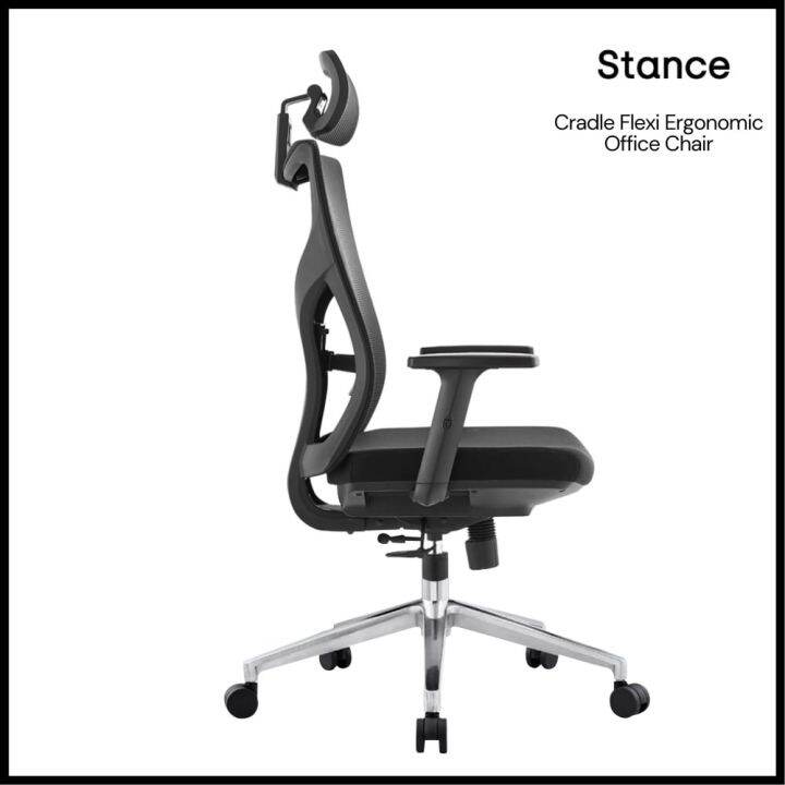 Stance Cradle Flexi Ergonomic High Back Office Chair with Headrest ...