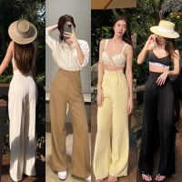 Trousers 890.-กางเกงเอวสูงเหนือสะดือ ทรงสวยมาก ออกแบบมาเพื่อให้สวมใส่แล้วเก็บทรง เก็บหน้าท้องเนื้อผ้าคุณภาพดีมาก