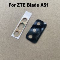 กระจกกล้องด้านหลังใหม่สําหรับ ZTE Blade A51 กล้องด้านหลังเลนส์แก้วพร้อมสติกเกอร์กาว