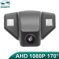 GreenYi Kamera Spion ชุดไฟแผ่นมองเห็นตอนกลางคืนรถยนต์170 ° AHD 1080P สำหรับ Honda CRV Odyssey พอดีกับรถ2008-2012