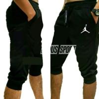 COD ◙ imoq55 store Black Lotto Rubber Polyflex Screen Printing 3/4 Jogger Pants All Size Fit L for Men