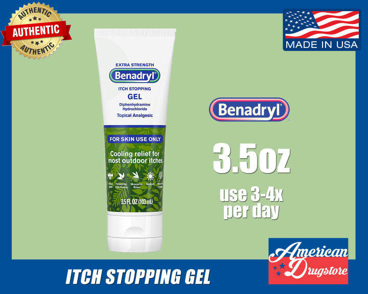 Benadryl Extra Strength Itch Stopping Gel, Insect Bites Minor Cuts