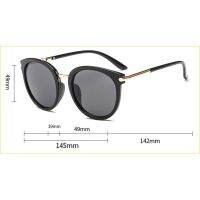 Fashion Round Sunglasses Women nd Coationg Mirror Glasses