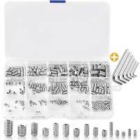 [HOT JIAZZAQQMGW 555] 300PCS 4/5/6/8/10/12Mm Hex Socket Screw W/ กล่องประแจสำหรับ Plumers Minor Repair ใหม่ Dropship