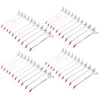 40Pcs Single Hooks 150mm Board Slat Wall Retail Display Shop Peg Fits 25mm