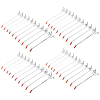 40Pcs Single Pegboard Hooks 150mm Board Slat Wall Retail Display Shop Peg Fits 25mm