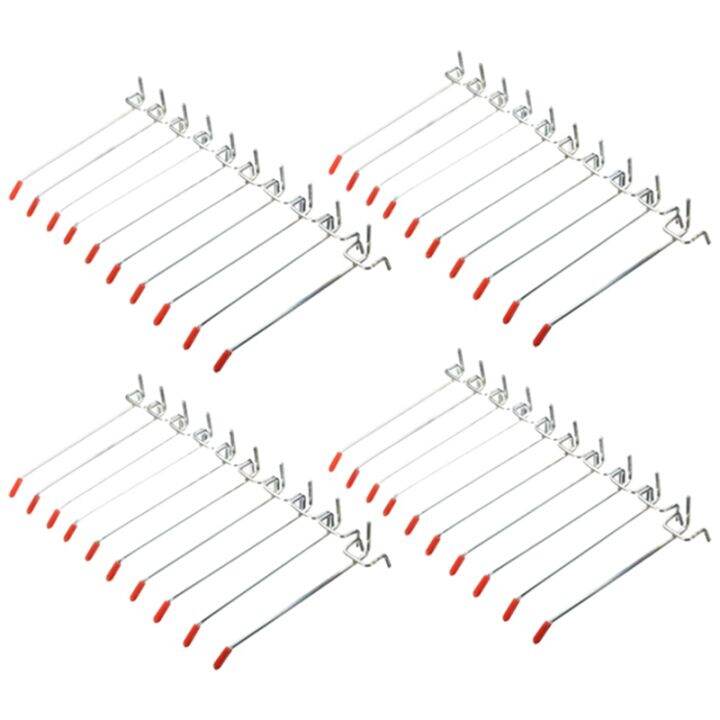 40pcs-single-pegboard-hooks-150mm-board-slat-wall-retail-display-shop-peg-fits-25mm