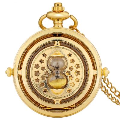 สร้อยคอลาย Royal Lagenaria Siceraria ใสลายนาฬิกาทรายนาฬิกาอะนาล็อกนาฬิกาพกควอตซ์สำหรับผู้ชายผู้หญิง