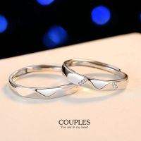 s925 Couples ring 29 แหวนคู่รักเงินแท้ Miss you so much  ใส่สบาย เป็นมิตรกับผิว ปรับขนาดได้