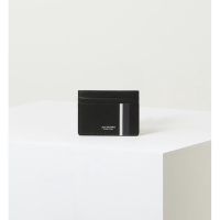 JILLSTUART line color matching cowhide card wallet black