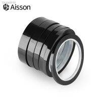 ✱►♕ 5/8/10/12/15/20/25mmx50M Black Film High Temperature Resistant Shading Waterproof Tape