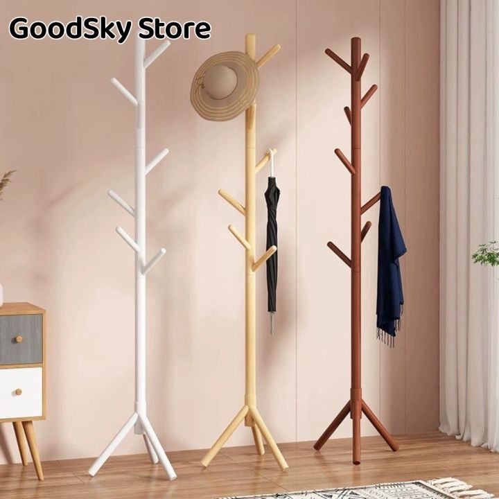 จัดส่ง1-2วัน-bag-rack-stand-with-8-hooks-bag-organizer-rack-stand-coat-rack-hanger-organizer