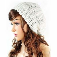 【YD】 2019 New Warm Beret Braided Baggy Knit Crochet Beanie Hat Ski Cap winter hats for women gorros mujer invierno