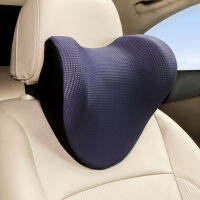 mesh home Car headrest head seat Cushion neck pillow rest Memory Foam cotton Cover For Auto Travel Support Fabric Soft Chair