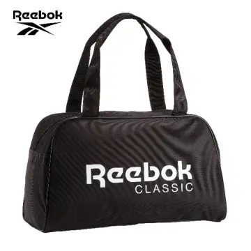 Reebok Duffel Bag/ Gym/ Carry On Black Pink Logo Shoulder Strap | eBay