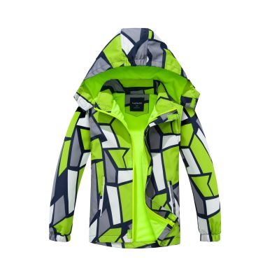 Boys Camouflage Rain Jackets with Removable Hood Lightweight Waterproof Windbreakers Raincoats