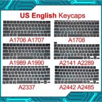 ใหม่คีย์แล็ปท็อป Keycaps จัดแบบภาษาอังกฤษ US สำหรับแมคบุ๊กโปรแอร์เรตินา A1706 A1708 A1990 A2179 A2141 A2251 A2289 A2337 A2338 A2442