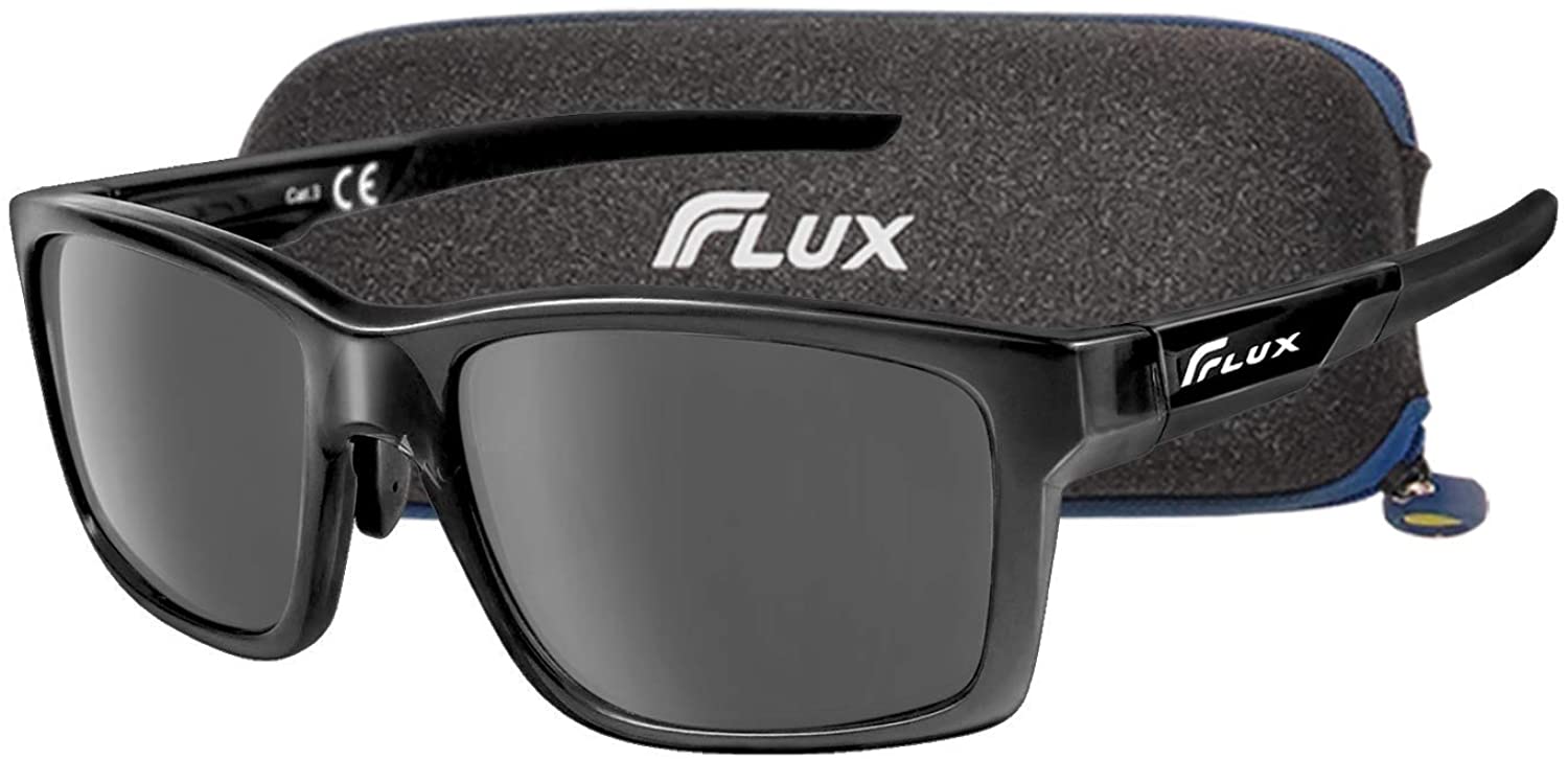Flux Verano Polarized Sunglasses for Men and Women UV400,Anti-Slip,Adjustable Nose Pad 