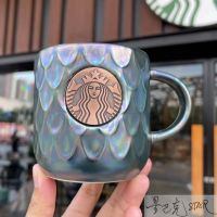 Starbuck ถ้วยใหม่50th ฉลองครบรอบปีขนาดปลาซีลทองแดงแก้วคู่แก้วกาแฟตั้งโต๊ะ520ของขวัญวันวาเลนไทน์