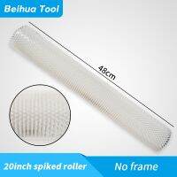 (Aixin)20นิ้ว Spiked Roller Cover 48ซม. ไม่มีกรอบพลาสติก Roller Head Self Leveling Screed Spike ความสูง13มม./28มม. อีพ็อกซี่สีเครื่องมือ