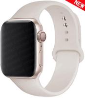 【lz】◐  Pulseira para apple pulseira de relógio 44mm 40mm 42mm 38mm 44mm pulseira de silicone pulseira correa iwatch se 6 5 4 3 7 8 45mm 41mm