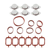 19Pcs 33mm O-Rings Car Swirl Flap Bungs + Manifold Gaskets For BMW E39 E46 E53 E60 E90-E93 1999-2010 #11617790198