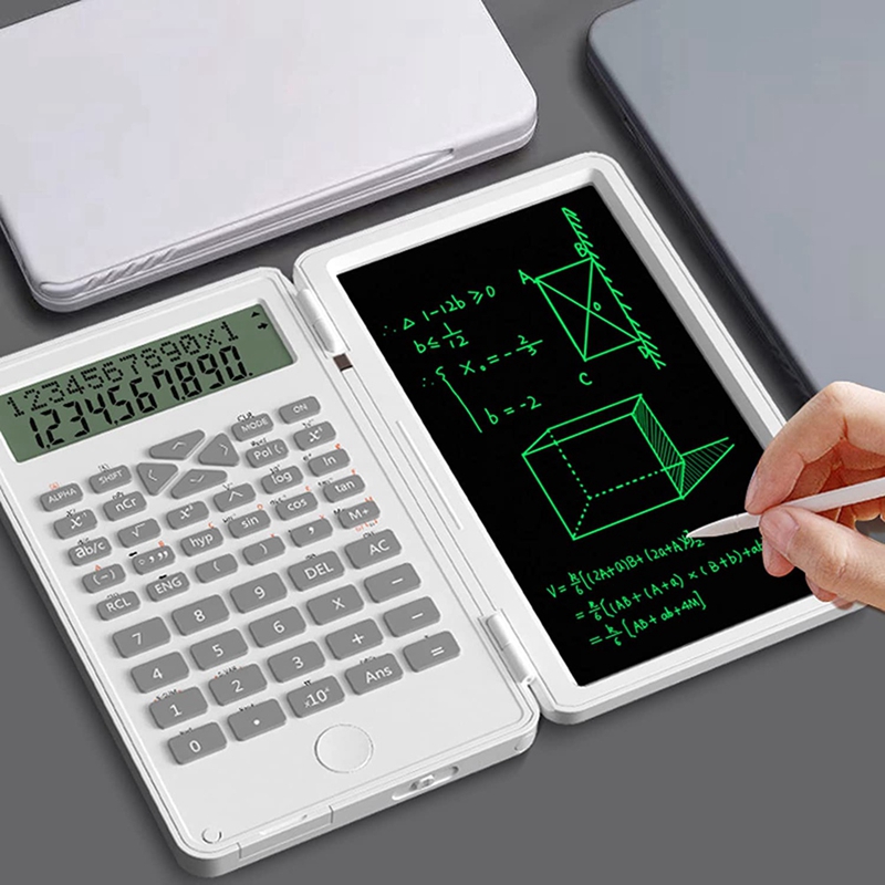 Scientific Calculators, 12-Digit LCD Display Pocket Office Desktop Calculator for Home School Meeting and Study