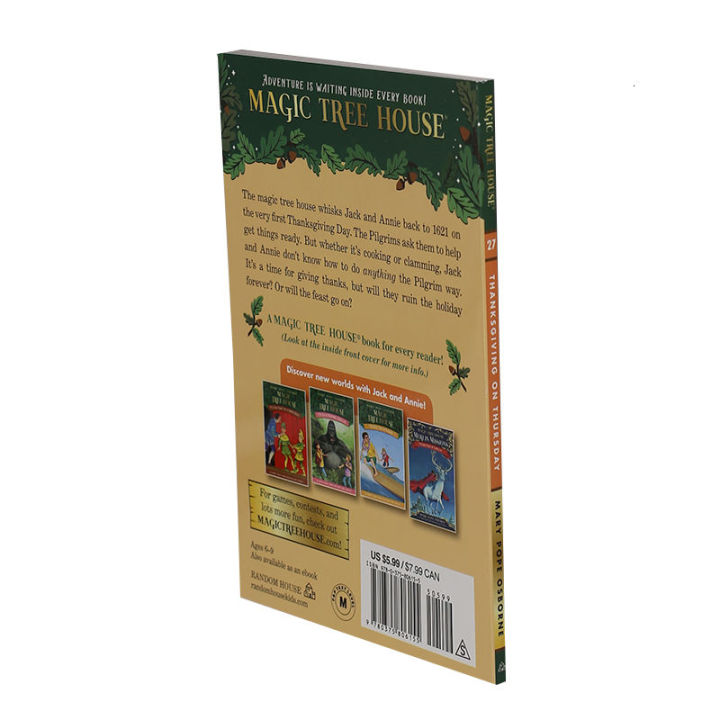 magicบ้านต้นไม้27-english-original-thanksgiving-adventure-thanksgiving-on-thursday-magicบ้านต้นไม้27-children-s-bookหนังสือนิทานภาษาอังกฤษ