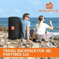 กระเป๋าลำโพงกันน้ำแบบพกพาสำหรับ JBL PARTYBOX 110 Case Breathable Multifunctional Protection Speaker Storage Large Capacity