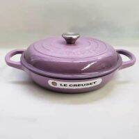 Le Creuset หม้อเหล็กหล่อเคลือบ26ซม. หม้ออาหารทะเลครัวเรือนนึ่งปลากุ้งและสตูว์ปู