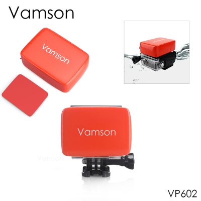 Vamson for GoPro Hero 8 7 6 5 Float Floaty Box With Adhesive Anti Sink Sticker For Go Pro Accessories for yi 4K MIJIA VP602 Adhesives Tape