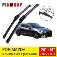 สำหรับ Mazda 3 Bm Bn Axela 2013 2014 2015 2016 2017 2018สำหรับใบที่ปัดน้ำฝนแปรงตัด U J Hook