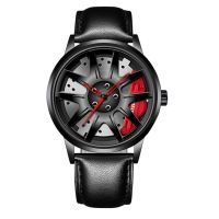 ⌚โหมด Herren Sport Rad Hub Uhren Luxus Männer Edelstahl Kreative Auto Radserdichte Quarzuhr Relogio Masculino