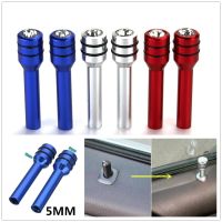 ✤﹍ 2Pcs Door Lock Pins Aluminum Alloy Car Truck Interior Door Knob Lock Knob Pins Red/Blue/Silver repair Universal