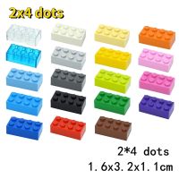 ✢ 25PCS DIY 2x4 Dots Compatible With 3001 Building Blocks Thick Figures Bricks 2x4 Dots Educational Creative Size Toy for Children