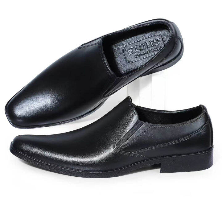 (Add 1 Size Comfortable) SHUTA Men's Rubber Shoes Men's Business Formal