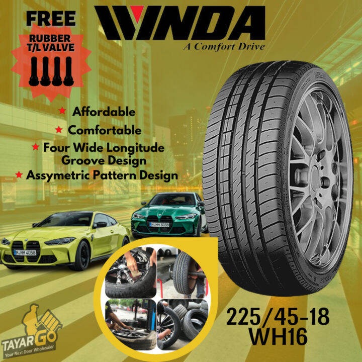 TAYARGO New Car Tyre 225 45 18 Winda Tyre China Tyre Kereta Car Tayar ...