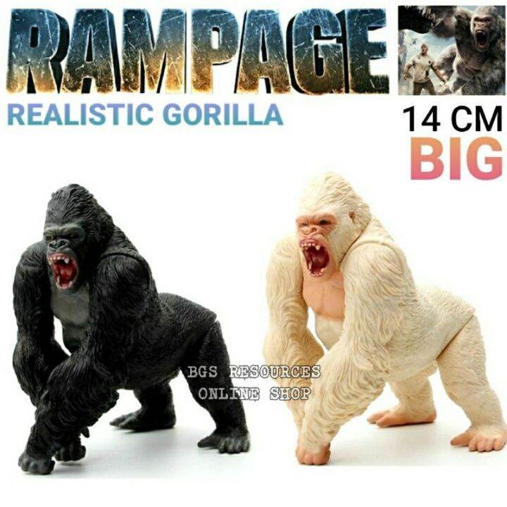 👍READY STOCK👍 RAMPAGE GORILLA FIGURE ABILNO GORILLA APE KING