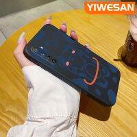 YIWESAN เคสสำหรับ Realme XT เคส X2 Realme ลายการ์ตูนน่ารักลายวัวเคสดีไซน์ใหม่บางสุดสร้างสรรค์เคสป้องกันขอบสี่เหลี่ยมกรอบปลอกซิลิโคนเคสกันกระแทก