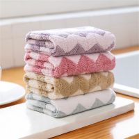 1 5PCS Ultrasonic Small Square Towel Cloth 30×30cm Convenient Bamboo Charcoal Fiber Thickened Modern Minimalist Upgrade New Dish