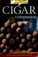 Cigar Companion (Connoisseurs Guides) Hardcover – June 1, 2005 by Marvin R. Shanken  (Author)