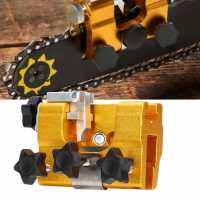 Hand Cranked Chain Sharpener อลูมิเนียมแบบพกพา ERGONOMIC CHAIN ​​SAW Sharpening TOOL สำหรับลูกโซ่และเลื่อยไฟฟ้า
