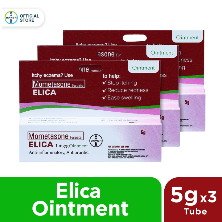 Elica Ointment 1 mg/g 5gm x3 | Lazada PH