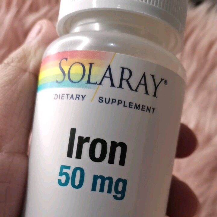 Solaray Iron, 50 mg, 60 VegCaps (EXP:2024) | Lazada PH