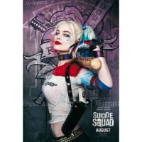 โปสเตอร์ รูปภาพ หนัง Suicide Squad Movie ทีมพลีชีพ มหาวายร้าย รูปหายาก โปสเตอร์ ติดผนัง โปสเตอร์ สวยๆ poster