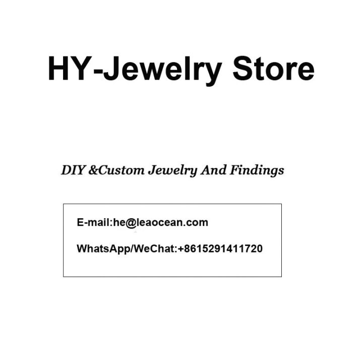 HY-Jewelry การออกแบบ DIY ที่กำหนดเองตามต้องการมีการแกะสลักค่าธรรมเนียมเพิ่มเติมหรือค่าไปรษณีย์พิเศษ